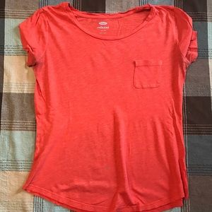 Old Navy relaxed orange tee